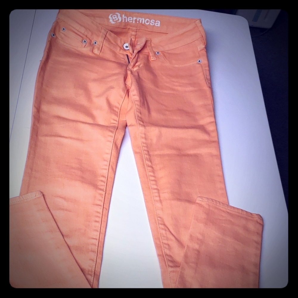 Peach Bullhead Hermosa skinny jeans